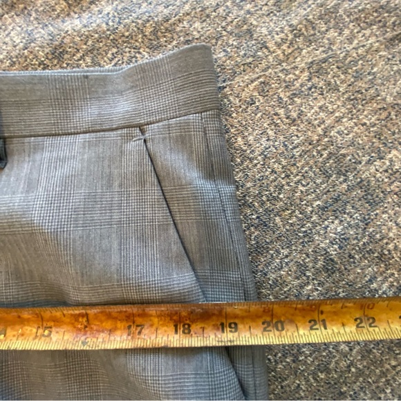 Banana Republic Tailored Slim Fit Gray Wool Pants Men’s 33x34 - Picture 7 of 13